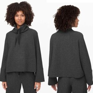 lululemon athletica Charcoal Cowl Neck Sweater